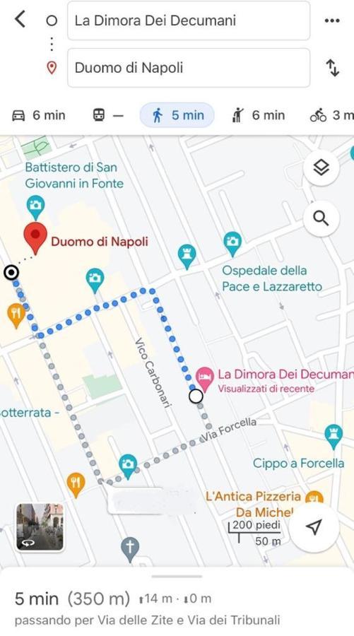 Bed and Breakfast Dimora Dei Decumani Neapel Exterior foto